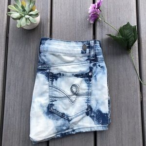 Tie Dye Jean Shorts